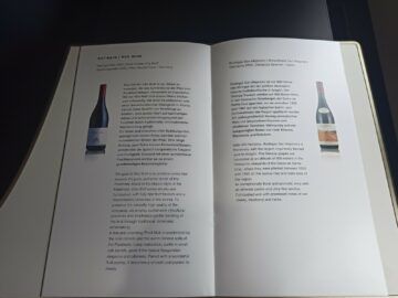 Condor Airbus A330neo Business Class Menuekarte 5