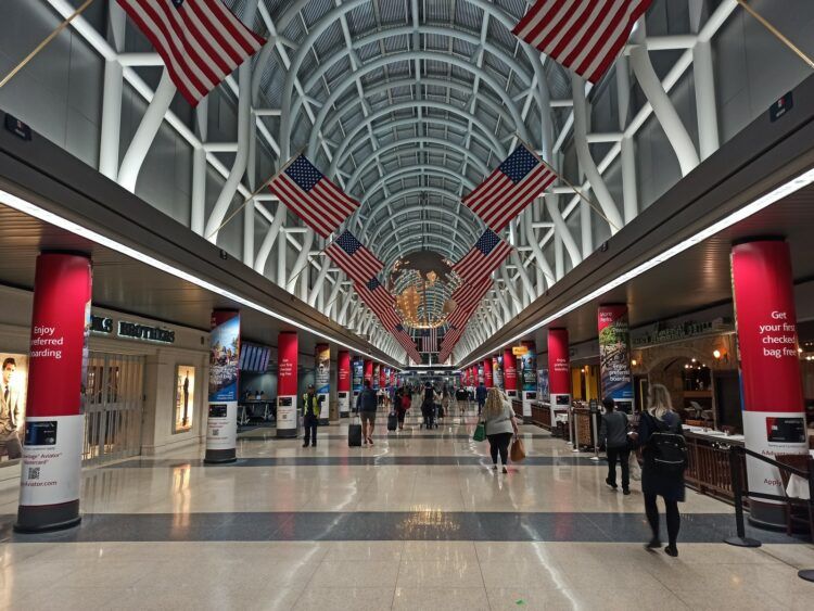 Flughafen Chicago Ohare Terminal