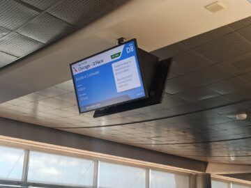 Flughafen Las Vegas Gate D8 Anzeige