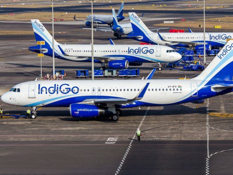 Indigo Flugzeug Copyright