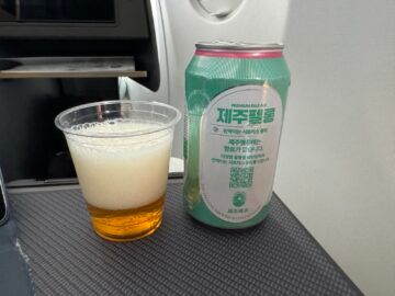 Korean Airlines Business Class Airbus A321neo Ipa Bier