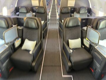 Korean Airlines Business Class Airbus A321neo Kabine