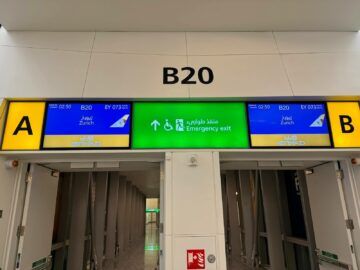 Etihad Airways Business Class Airbus A350 1000 Flugnummer