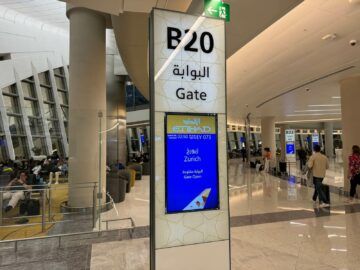 Etihad Airways Business Class Airbus A350 1000 Gate