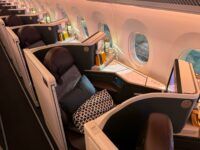 Etihad Airways Business Class Airbus A350 1000 Sitz