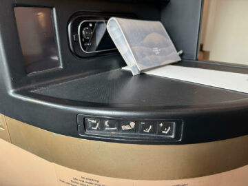 Etihad Airways Business Class Boeing 787 Einstellung Sitz