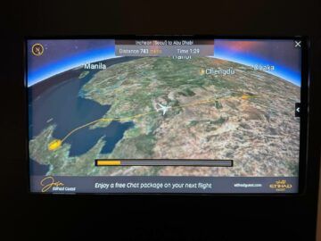 Etihad Airways Business Class Boeing 787 Flugroute3