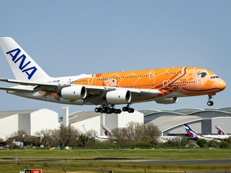 Airbus A380 Flugzeug Ana All Nippon Airways Unsplash