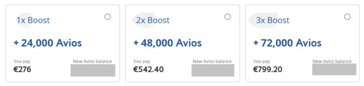Avios Booster 24000 Avios 2