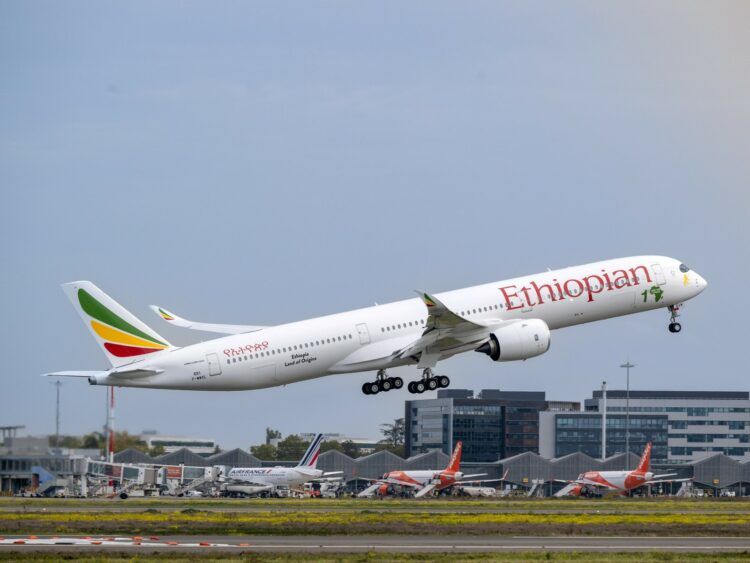 Ethiopian Airlines Airbus A350 1000 Copyright