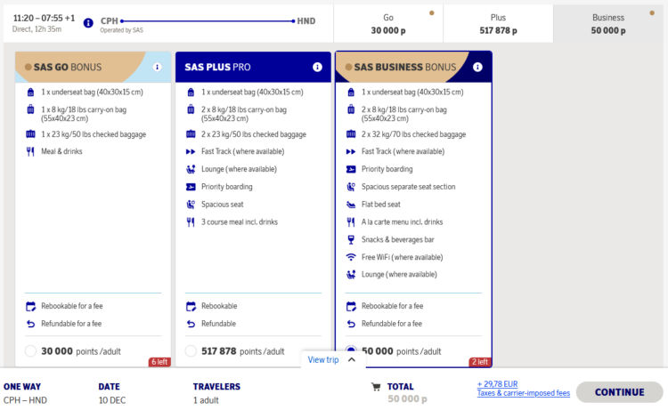 Eurobonus Praemienflug Sas Business Class Kopenhagen Tokio