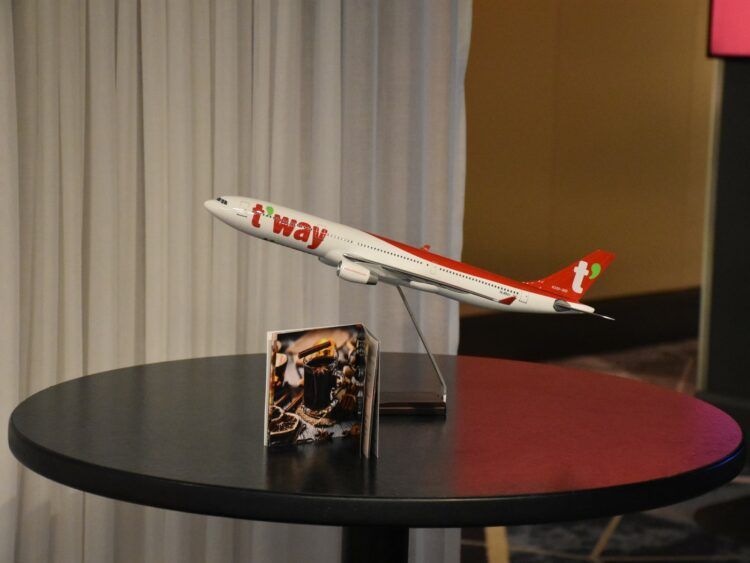 Tway Air Event Frankfurt Flugzeug Modell