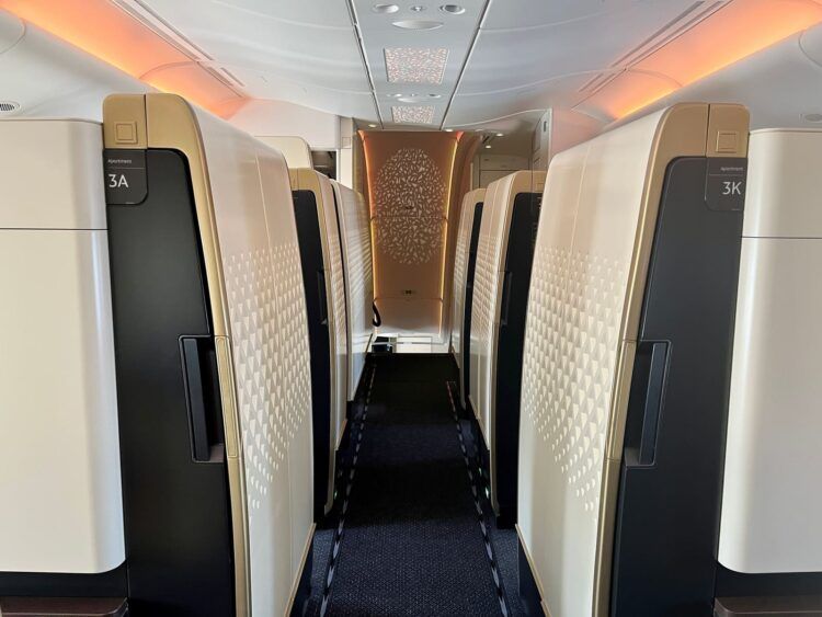 Etihad First Class Apartment A380 Gang 1