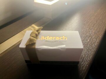 Etihad First Class Apartment A380 Schokolode Laderach