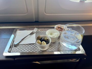 Etihad First Class Apartment A380 Snacks Tablett