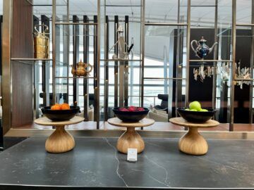 Etihad First Class Lounge Abu Dhabi Terminal A Cafe Fruechte