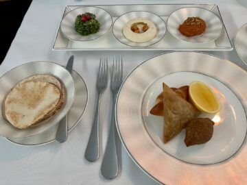 Etihad First Class Lounge Abu Dhabi Terminal A Restaurant Mezze