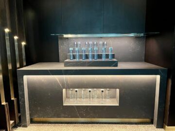Etihad First Class Lounge Abu Dhabi Terminal A Voss Wasser Station