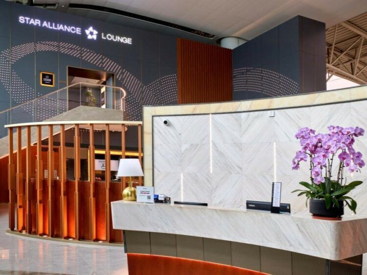 Star Alliance Lounge Guangzhou Rezeption