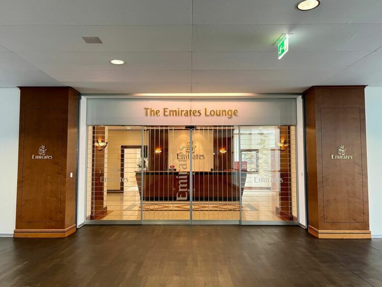 Emirates Lounge Zuerich Eingang