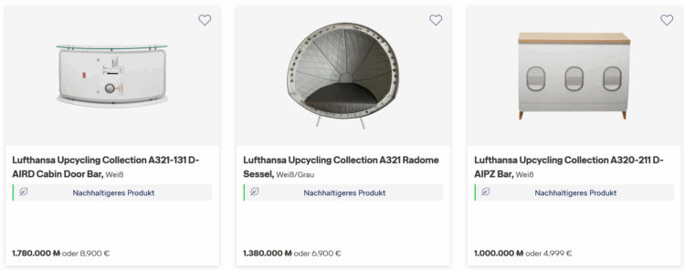 Miles And More Worldshop Lufthansa Upcycling Collection