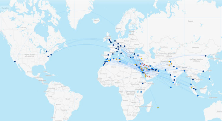 Saudia Streckennetz Januar 2025 Flightconnections