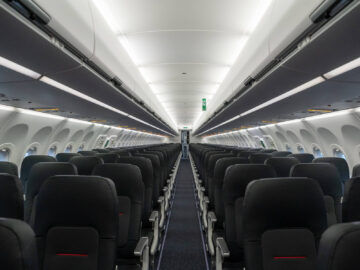 Brussels Airlines Airbus A320neo Kabine Copyright