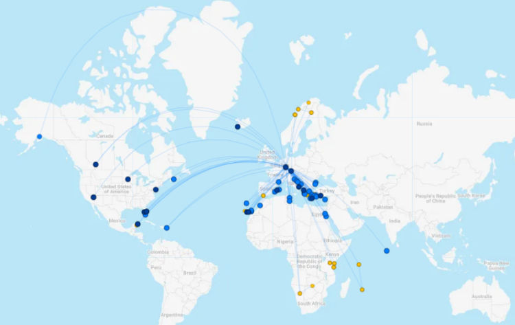 Discover Airlines Streckennetz April 2025 Flightconnections
