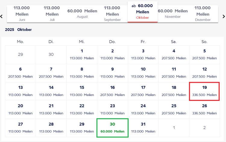 Flying Blue Kalender Frankfurt New York