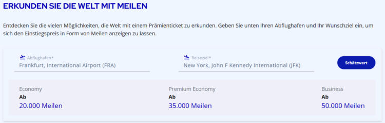 Flying Blue Mindestpreis Frankfurt New York