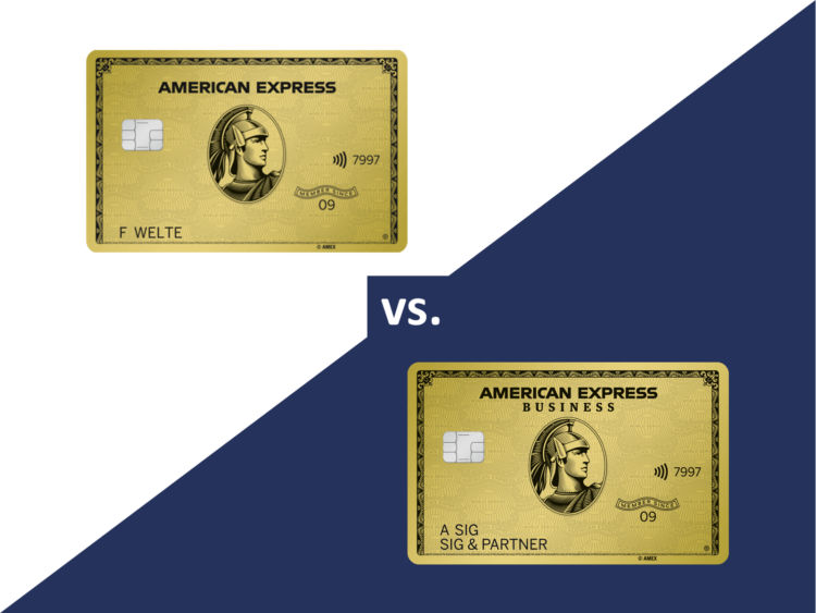 Unterschied American Express Gold Kreditkarte Privat Business
