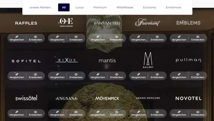 Accor Marken Vergleich Ueberblick