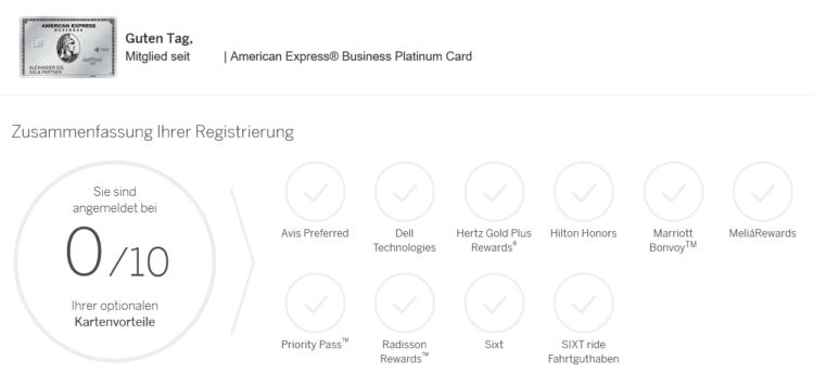 American Express Business Platinum Kreditkarte Vorteile Aktivieren