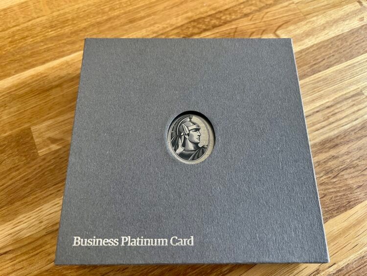 American Express Business Platinum Kreditkarte Willkommensbox