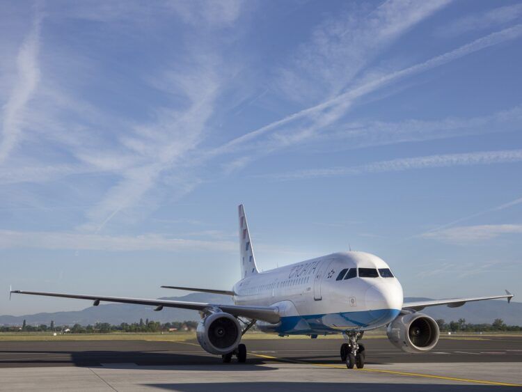 Croatia Airlines Flugzeug Copyright