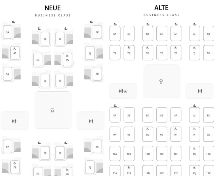 Emirates Seatmap 777 Business Class Screenshot
