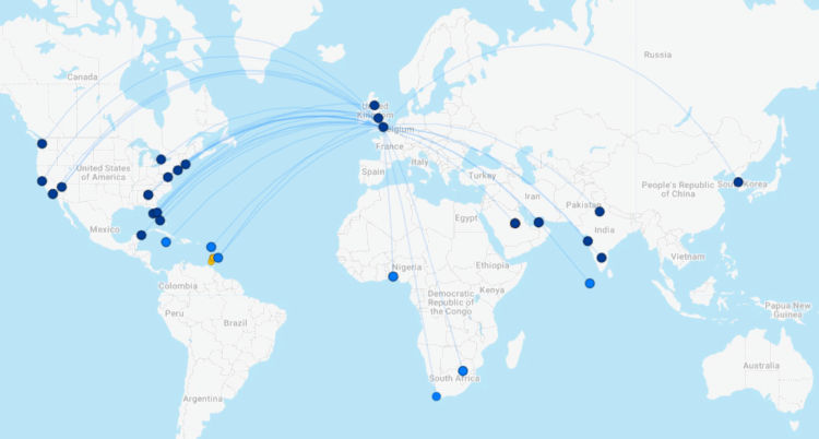 Virgin Atlantic Strecken Juni 2025 Flightconnections