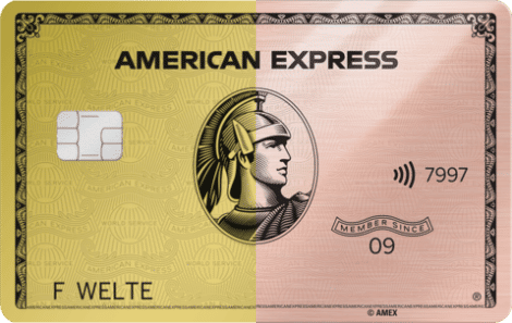 American Express Gold Kreditkarte Rose 2