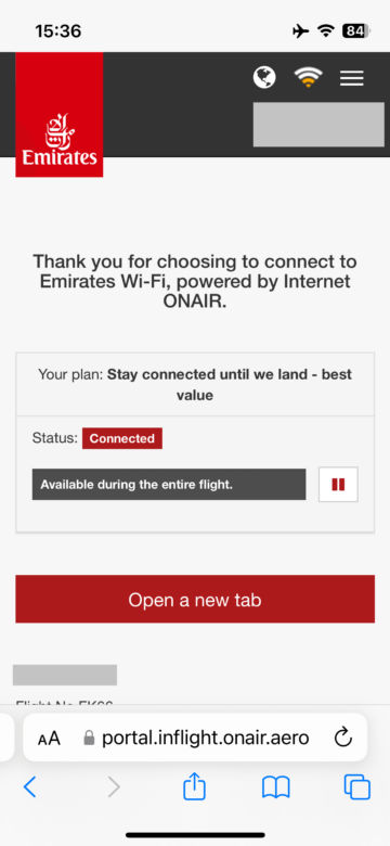 Emirates Boeing 777 300er Wifi 3