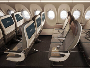 Etihad Airbus A321lr Economy Class Sitze Copyright