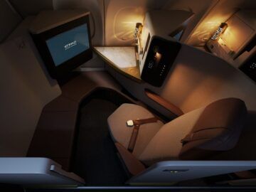 Etihad Airbus A321lr First Class Suite Sitz Copyright