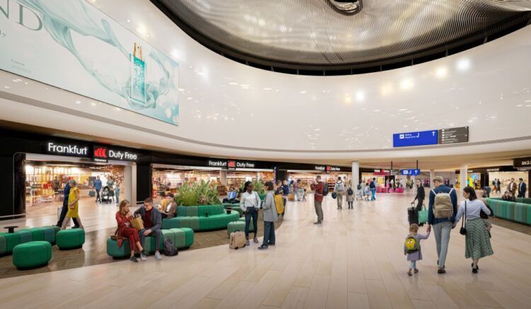 Frankfurt Flughafen Terminal 3 Gastro Bereich Copyright