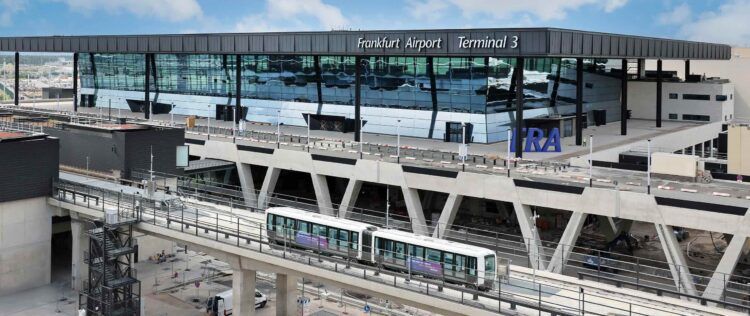 Frankfurt Flughafen Terminal 3 Hauptgebaeude Pressetermin Copyright