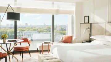 Park Hyatt London River Thames King Bed View Copyright