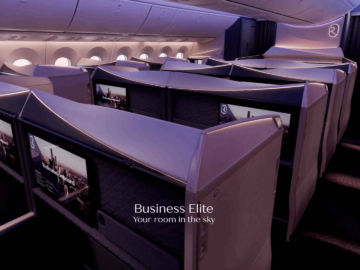 Riyadh Air Business Class Kabine Von Oben Copyright