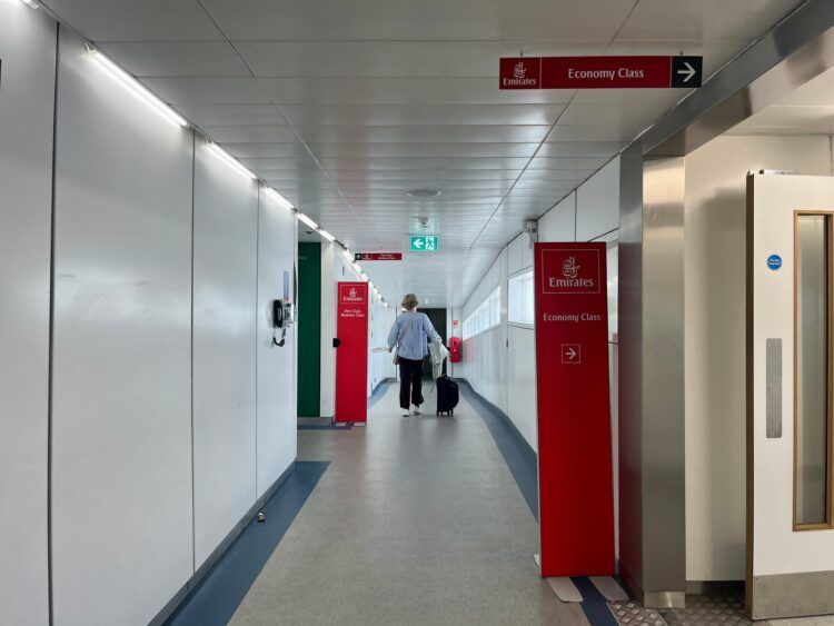 Stansted Flughafen Gangway Emirates