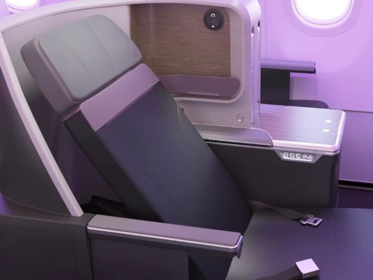 Thai Airways Airbus A321neo Business Class Thompson Vantage Sitz Copyright