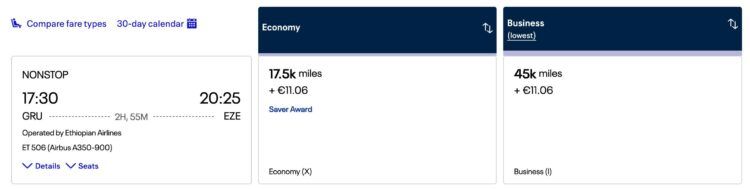 United Mileageplus Praemienflug Ethiopian Sao Paulo Buenos Aires Juni 2026