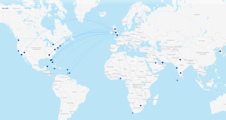 Virgin Atlantic Streckennetz November 2025 Flightconnections