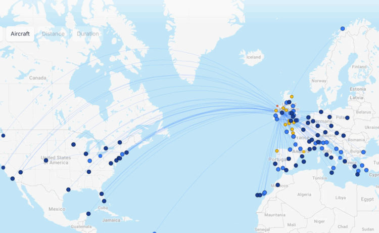 Aer Linus Streckennetz September 2025 Flightconnections